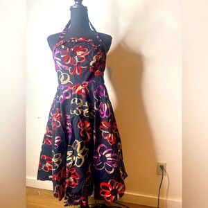 Anthropologie Girls From Savoy Halter Floral Dress Size 6